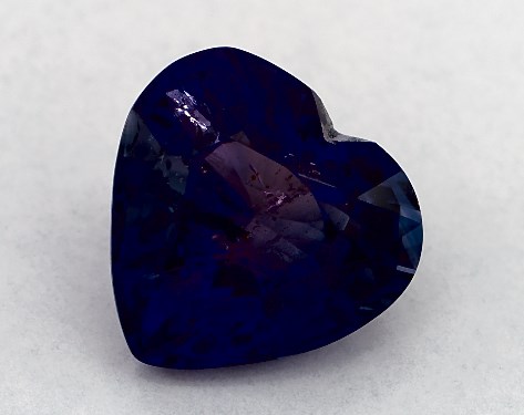 2.93 Carat Heart Natural Blue Sapphire