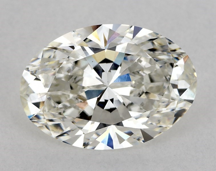 3.57 carat oval diamond, G VS1