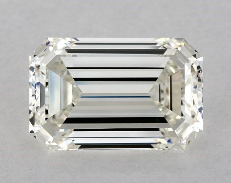 GIA 3.00 Carat K-VVS2 Good Cut Emerald Diamond