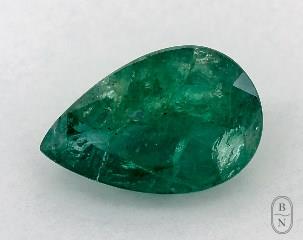 This 1.57 Pear Green Emerald is sold exclusively by Blue Nile 