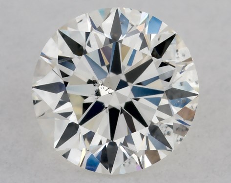 GIA 0.30 Carat J-SI1 Excellent Cut Round Diamond