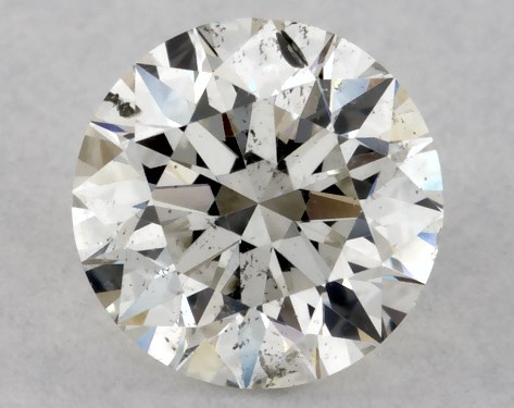 GIA 0.30 Carat J-SI1 Excellent Cut Round Diamond