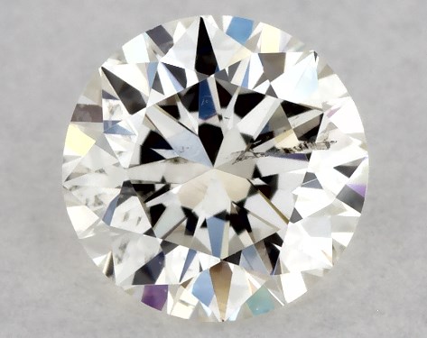 GIA 0.30 Carat J-SI1 Excellent Cut Round Diamond
