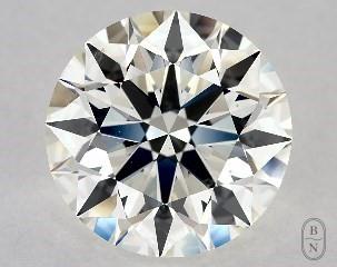 This 3.03 carat  round diamond I color si1 clarity has Excellent proportions and a diamond grading report from GIA