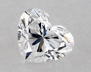 0.33 Carat D-SI1 Heart Shaped Diamond