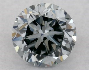 0.31 Carat Fancy Gray Blue-VS2 Round Cut Diamond