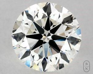 This 1 carat  round diamond I color vvs2 clarity has Very Good proportions and a diamond grading report from GIA