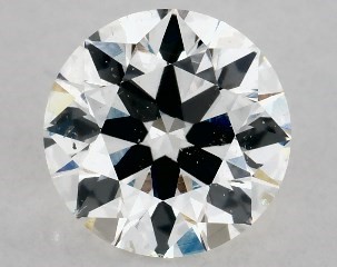 1.09 Carat H-SI1 Excellent Cut Round Diamond