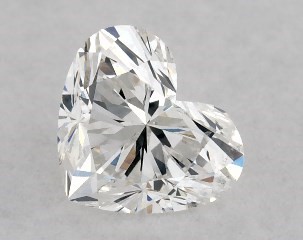 0.31 Carat F-SI1 Heart Shaped Diamond