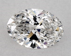 Lab-Created 1.04 Carat D-VS2 Oval Cut Diamond