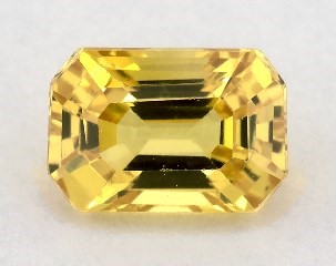 This 1.00 Emerald Yellow Sapphire is sold exclusively by Blue Nile 