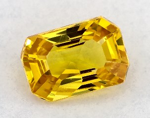 This 1.01 Emerald Yellow Sapphire is sold exclusively by Blue Nile 