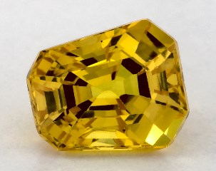 1.32 carat Emerald Natural Yellow Sapphire