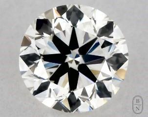 This 1 carat  round diamond I color vvs1 clarity has Very Good proportions and a diamond grading report from GIA
