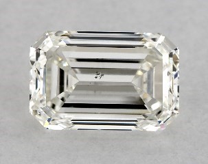 1.00 Carat I-SI1 Emerald Cut Diamond
