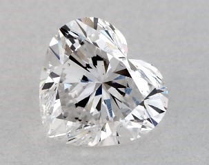 0.32 Carat E-SI2 Heart Shaped Diamond