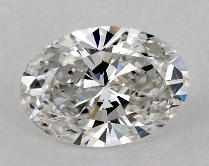 Lab-Created 1.11 Carat F-VS1 Oval Cut Diamond