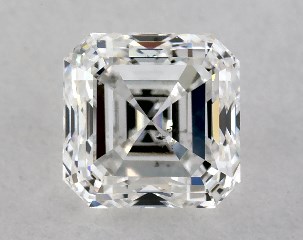1.00 Carat F-SI1 Asscher Cut Diamond