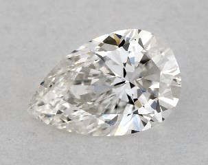 0.30 Carat G-VS1 Pear Shaped Diamond