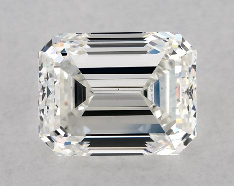 GIA 1.00 Carat H-VS1 Emerald Cut Diamond