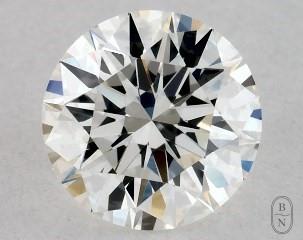 This 0.37 carat  round diamond D color vvs2 clarity has Excellent proportions and a diamond grading report from GIA