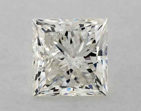 GIA 1.00 Carat K-SI2 Very Good Cut Princess Diamond