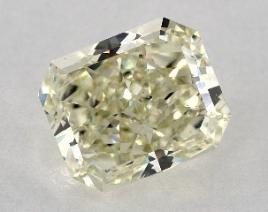1.65 Carat Fancy Grayish Yellowish * Green-VS2 Radiant Cut Diamond