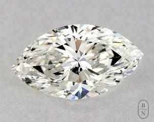 This marquise cut 1 carat I color si1 clarity has a diamond grading report from GIA