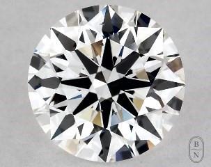This 2.04 carat Lab-Created  round diamond E color si1 clarity has Excellent proportions and a diamond grading report from GIA