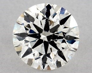 1.02 Carat H-SI2 Excellent Cut Round Diamond