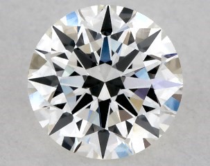 0.27 Carat H-VVS2 Excellent Cut Round Diamond