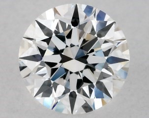 This 0.33 carat  round diamond D color vvs1 clarity has Excellent proportions and a diamond grading report from GIA