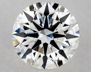 Lab-Created 2.04 Carat G-VS2 Excellent Cut Round Diamond