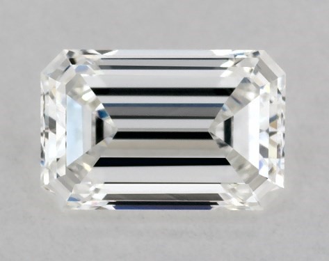 GIA 0.36 Carat F-VS1 Good Cut Emerald Natural Diamond