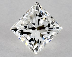 1.00 Carat G-VS2 Princess Cut Diamond