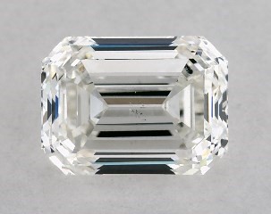 1.00 Carat H-SI1 Emerald Cut Diamond