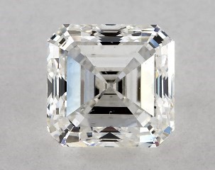 1.00 Carat H-VS2 Asscher Cut Diamond