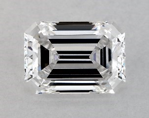 Lab-Created 1.55 Carat E-VS1 Emerald Cut Diamond