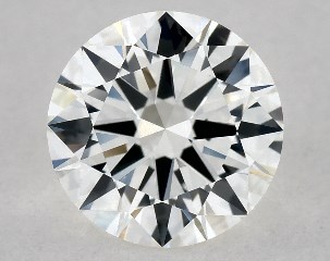 0.53 Carat H-VVS2 Excellent Cut Round Diamond