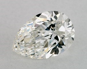 1.00 Carat H-VS1 Pear Shaped Diamond