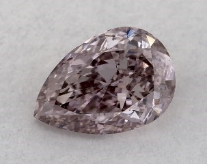 0.31 Carat Fancy Brownish Pink-VS2 Pear Shaped Diamond