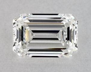 Lab-Created 1.04 Carat F-VS1 Emerald Cut Diamond