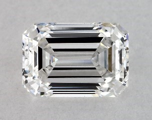 Lab-Created 1.02 Carat E-VS1 Emerald Cut Diamond