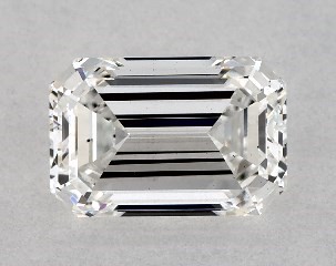 Lab-Created 1.01 Carat F-VS2 Emerald Cut Diamond