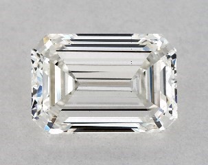 Lab-Created 1.00 Carat G-VS2 Emerald Cut Diamond