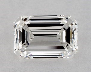 Lab-Created 1.00 Carat F-VS2 Emerald Cut Diamond