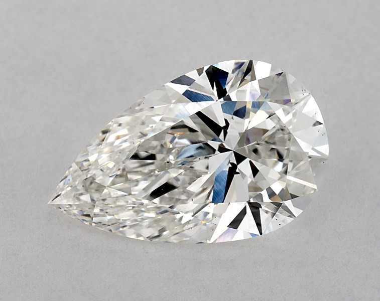 3.18 carat pear diamond, G VS2