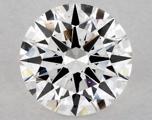 Lab-Created 2.09 Carat G-VS2 Excellent Cut Round Diamond