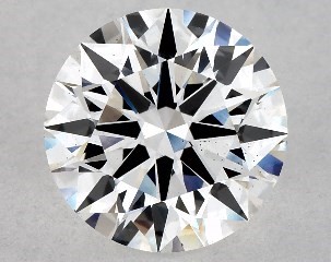 Lab-Created 2.02 Carat F-SI1 Excellent Cut Round Diamond