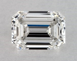 Lab-Created 1.01 Carat F-SI1 Emerald Cut Diamond